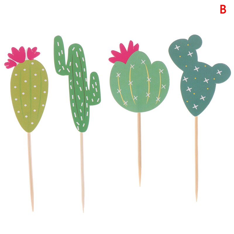 Indsæt mexicansk kaktuskage indsæt dekoration kageindsatser kortfest barn birtay bryllupsindretning alpakka kagedekoration: B