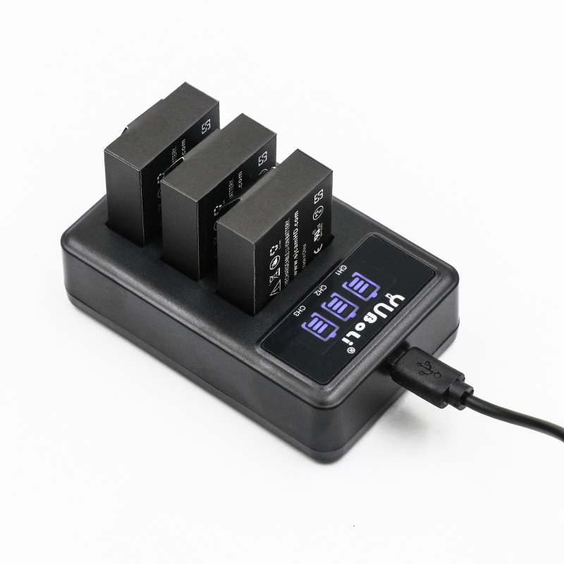original SJCAM sj4000 battery sj5000 sj6000 battery + USB 3lots battery charger for SJCAM sj 4000 5000 6000 SJ M10 camera