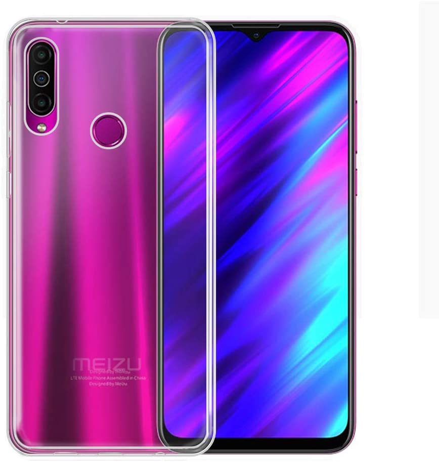 Skrzynka dla Meizu M10 6.5 "ultra cienka miękka przezroczysta TPU odporna na wstrząsy pokrywa ochronna obiektywu dla Meizu M10 6.5"
