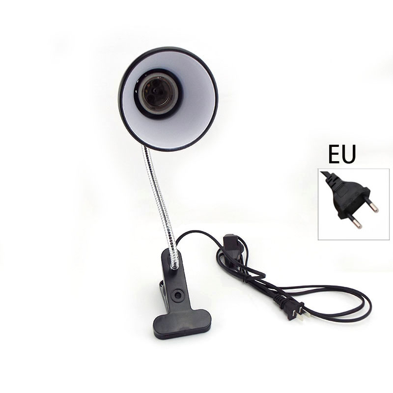 Set di portalampada per rettili UVA UVB con termometro a Clip igrometro lucertola tartaruga tartaruga Basking lampadina riscaldante 220V: EU Plug