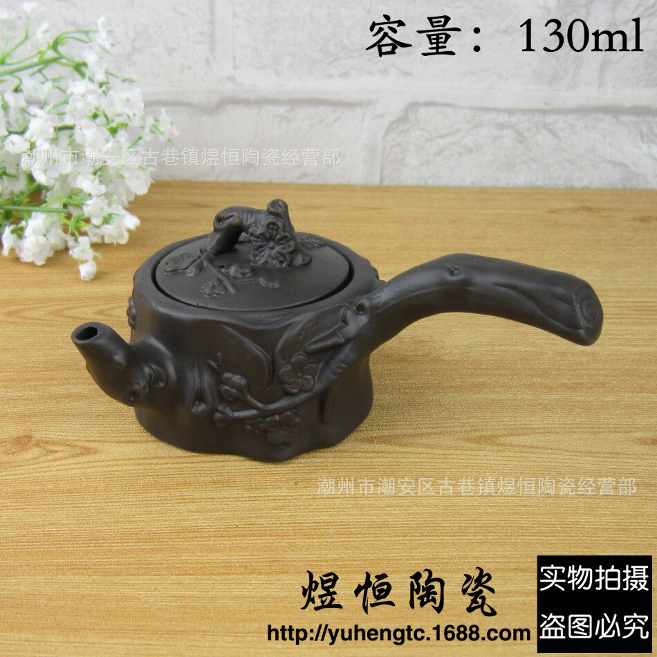 Autentisk yixing tekanna tekanna 130ml lila lera teservis vattenkokare kung fu tekanna kinesisk teceremoni