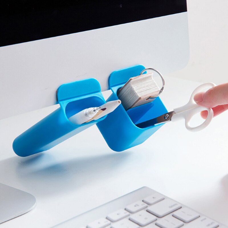 1pc Computer Monitor Stationery Desk es w16 Student Supply School Table w48 Container Organizer Storage Box Case Pen Holder