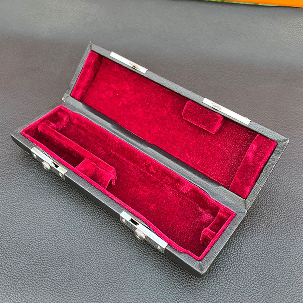 Sales Piccolo C Key Fluit Case Cover Waterdichte Zwarte PU Lederen Tas Zwart Comfortabele Fluit Geluid Instrument Box Onderdelen