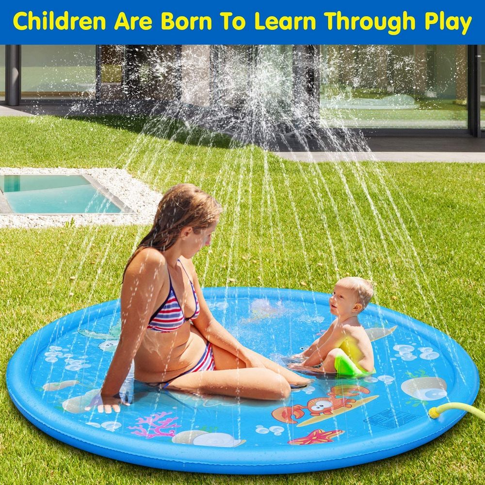 67 "Sprinkler Pad Splash Play Mat Childrens Sprinkler Zwembad Zomer Plezier Sprinkler Voor Kids