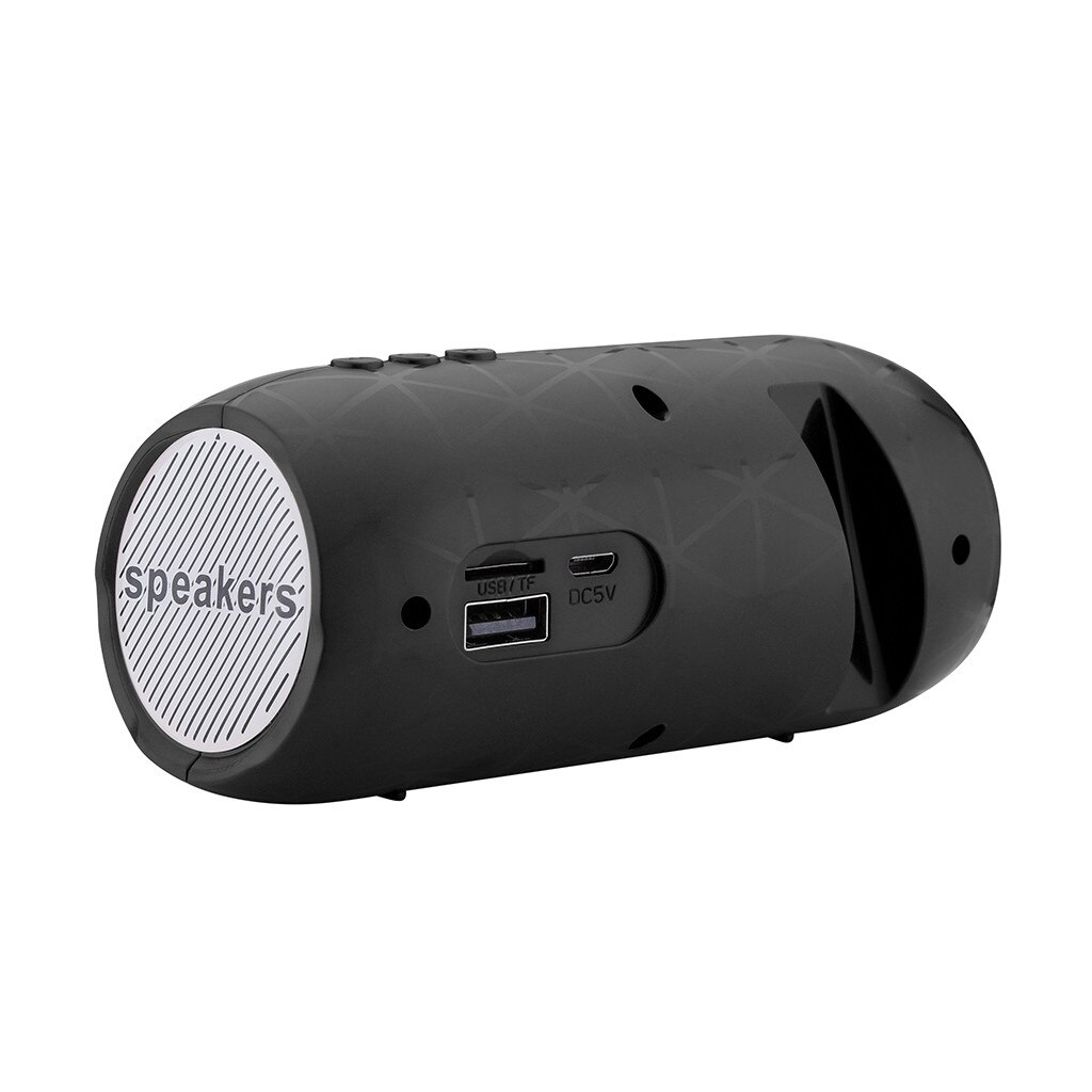 Udendørs stor power bluetooth højttaler taske bærbar trådløs stereo sd-kort fm usb genopladelig til smartphone tablet pc #g1: -en