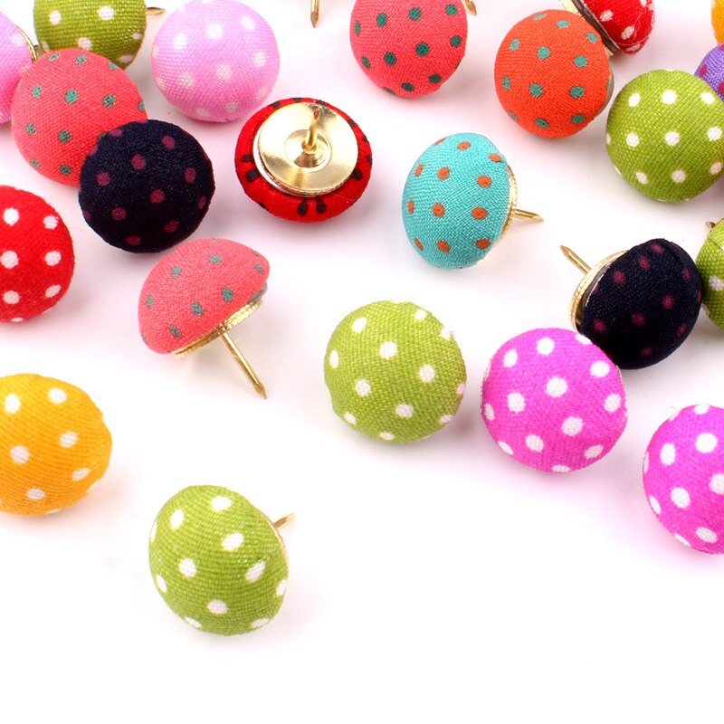 20pcs Mushroom Pushpin Decoration Thumbtack Pin Painting Photo Push Pin Drawing Pins Office Binding Wallpaper Nailed