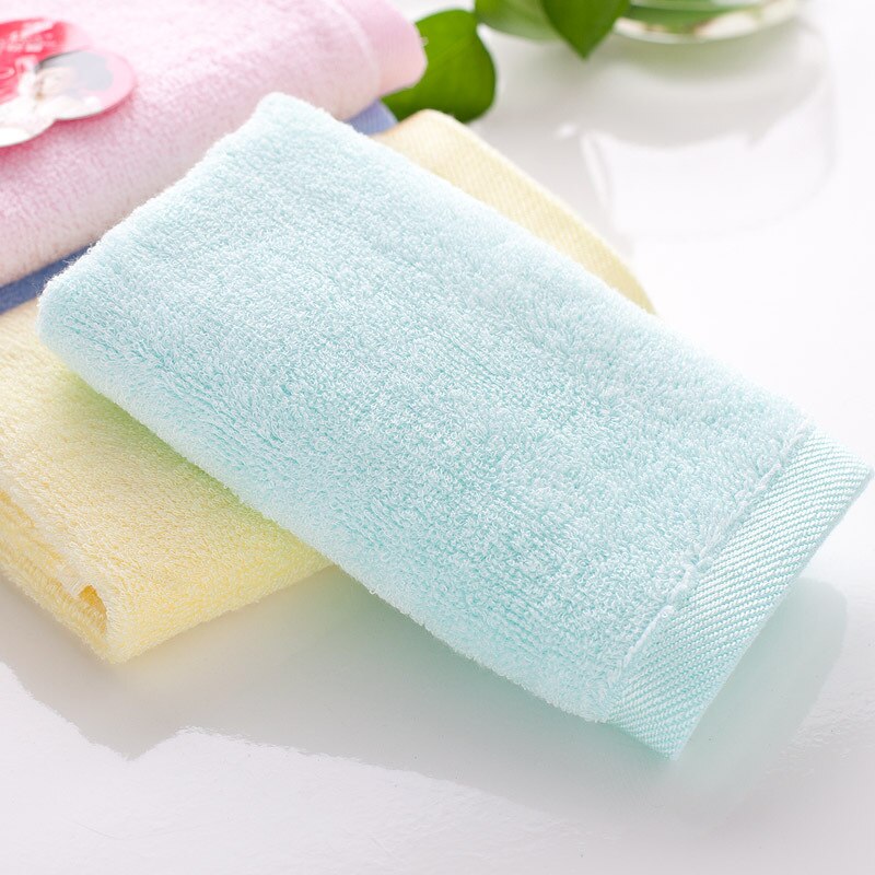 Bamboe Fiber Handdoek Effen Verdikking Kleine Mini Handdoek Baby Doekjes Quick Droge Handdoek Kinderen Badkamer Wassen Gezicht Handdoek
