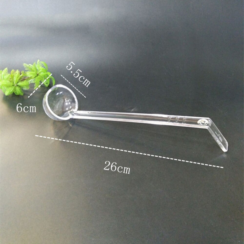 3pcs Punch Serving Ladle Clear Hard Acrylic Ladle Long Handle Spoons for Soup Cooking Stirrer Kitchen Tools