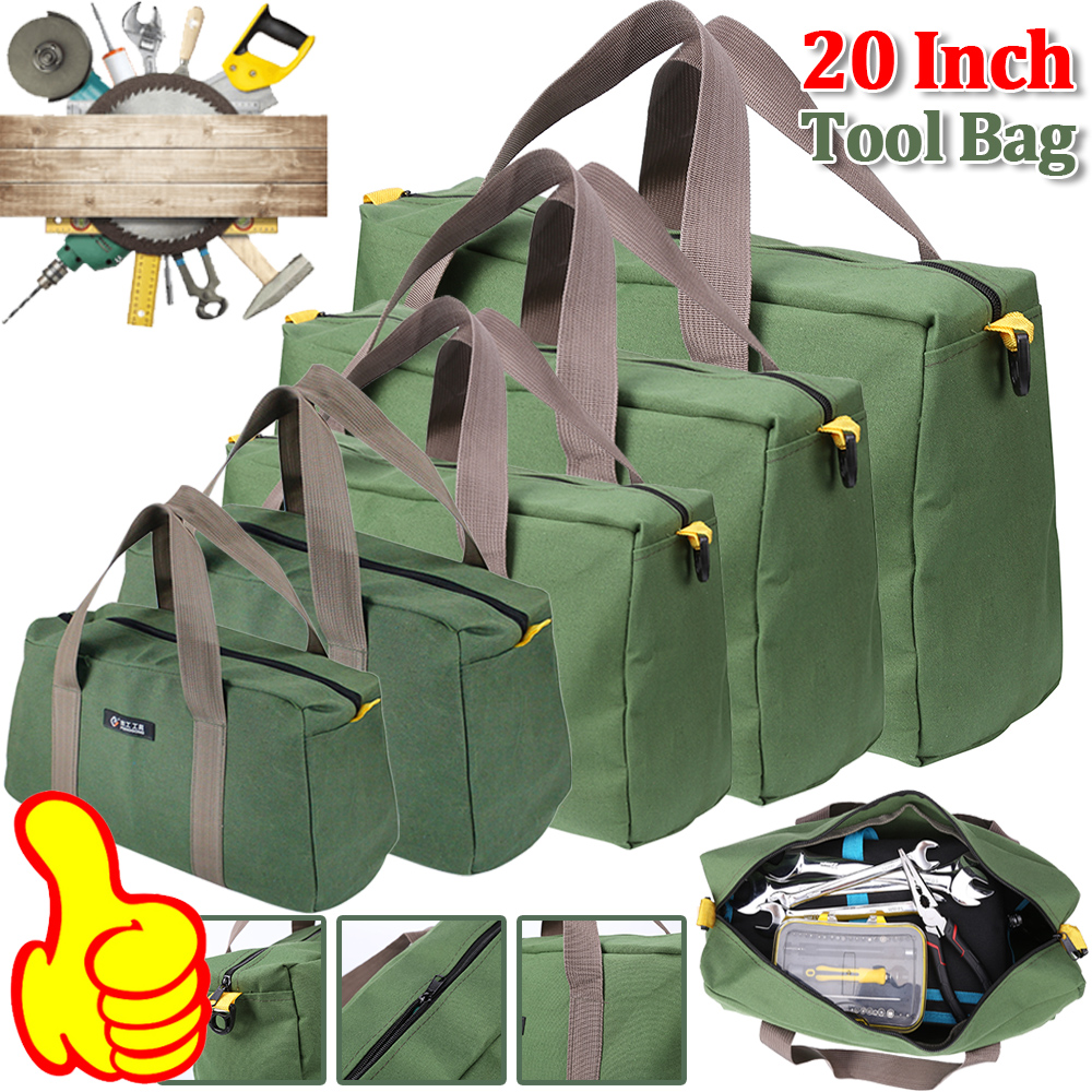 Draagbare Elektricien Gereedschapstas Multifunctionele Etui Sleutel Schroevendraaier Tang Canvas Gereedschapstas Organizer Gereedschap Opbergtas