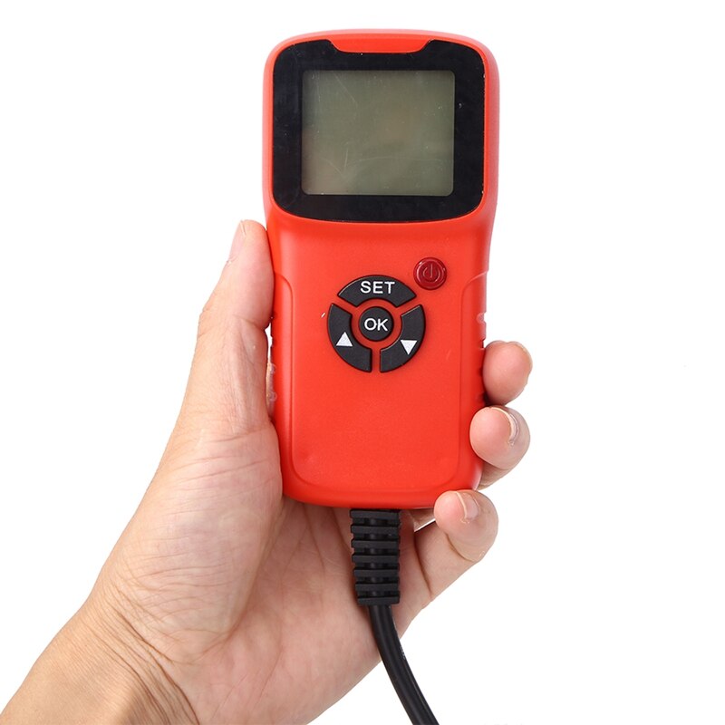 12V Car Battery Tester Vehicle Car LCD Battery Test Analyzer Auto System Analyzer Voltage Ohm CCa Test Diagnostic Tools