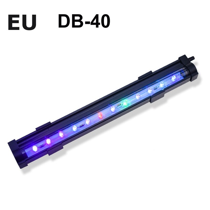 Aquarium Lights 15-45CM Fish Tank LED Bubble Light Diving Lights Waterproof Strip Lamp EU US Plug Colorful Fish Tank Light: T6