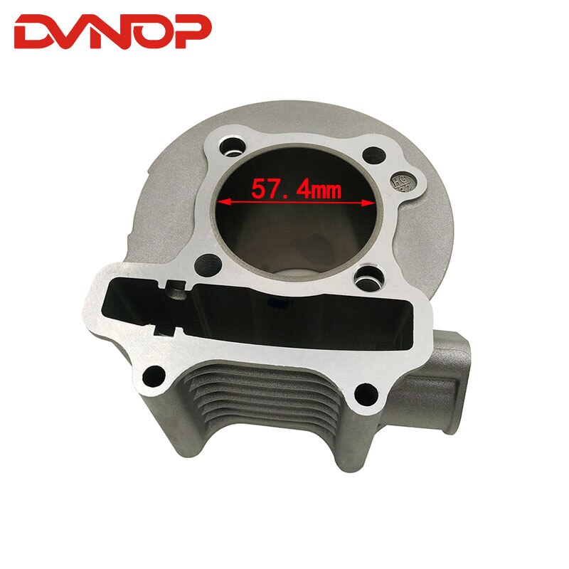 thumbnail image 2 of 57.4mm Cylinder Piston Rebuild Kit For GY6 150cc 157QMJ Scooter 2 of 5