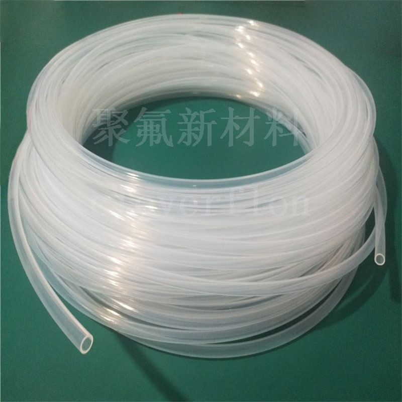 3/8 inch clear teflon PFA tube transparent PFA pipe anti chemical acid and alkali resistant plastic hose