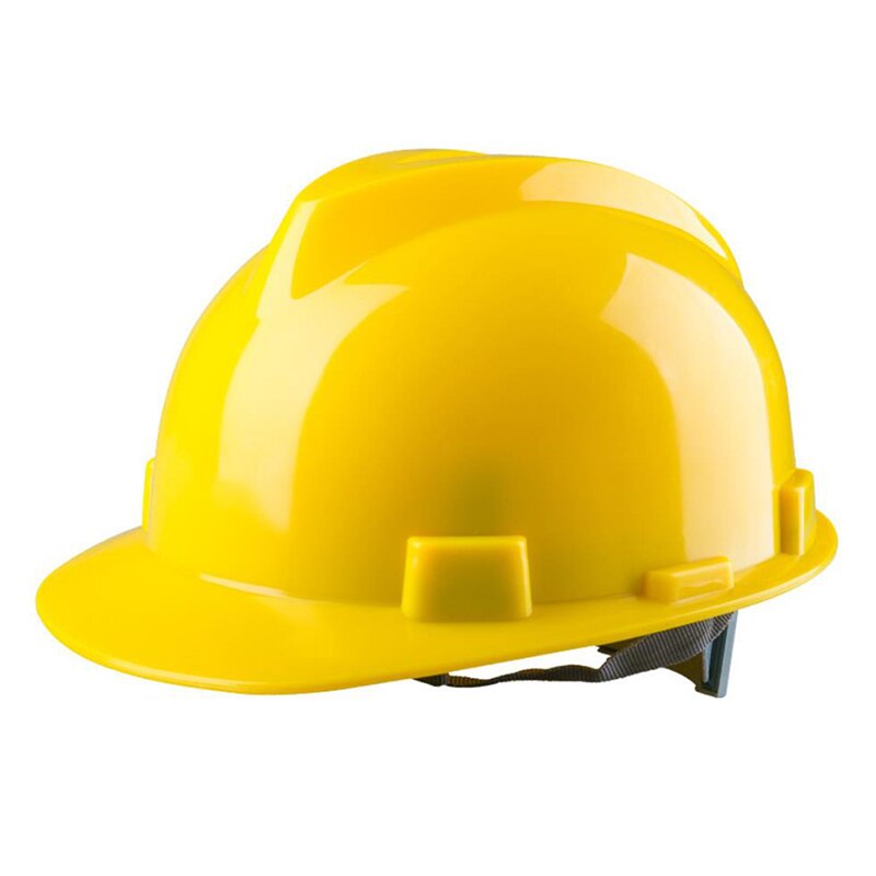 Safety Protective Hard Hat Construction Safety Work Equipment Helmet Adjustable: Yellow