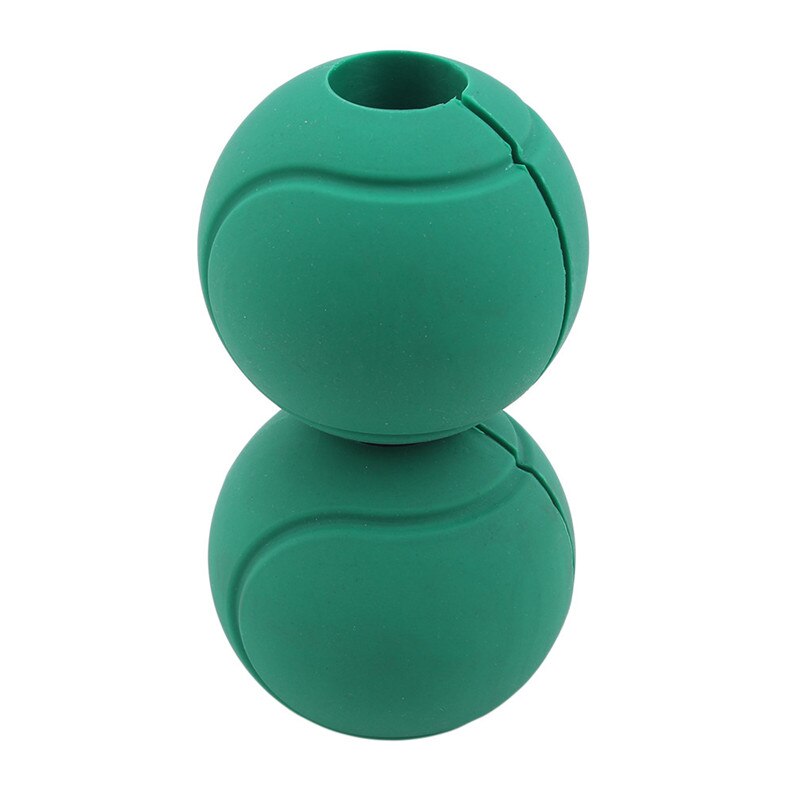 1 Pair Barbell Dumbbell Thick Grips Kettlebell Fat Grip Pull Up Bar Handles Weightlifting GYM Bodybuilding Fitness Anti-Slip Pad: green