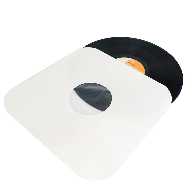 20Pcs Zwaargewicht 12Inch Record Innerlijke Mouwen Anti-Statische Kraftpapier Afgeronde Hoeken Binnenzak Voor lp Record Vinyl