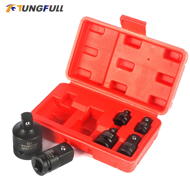 1Set Socket Converter Adaptor 1/4 1/2 3/8 3/4 for Car Bicycle Garage Repair Tool Hand Wrench Tool Set Impact Socket Adaptor