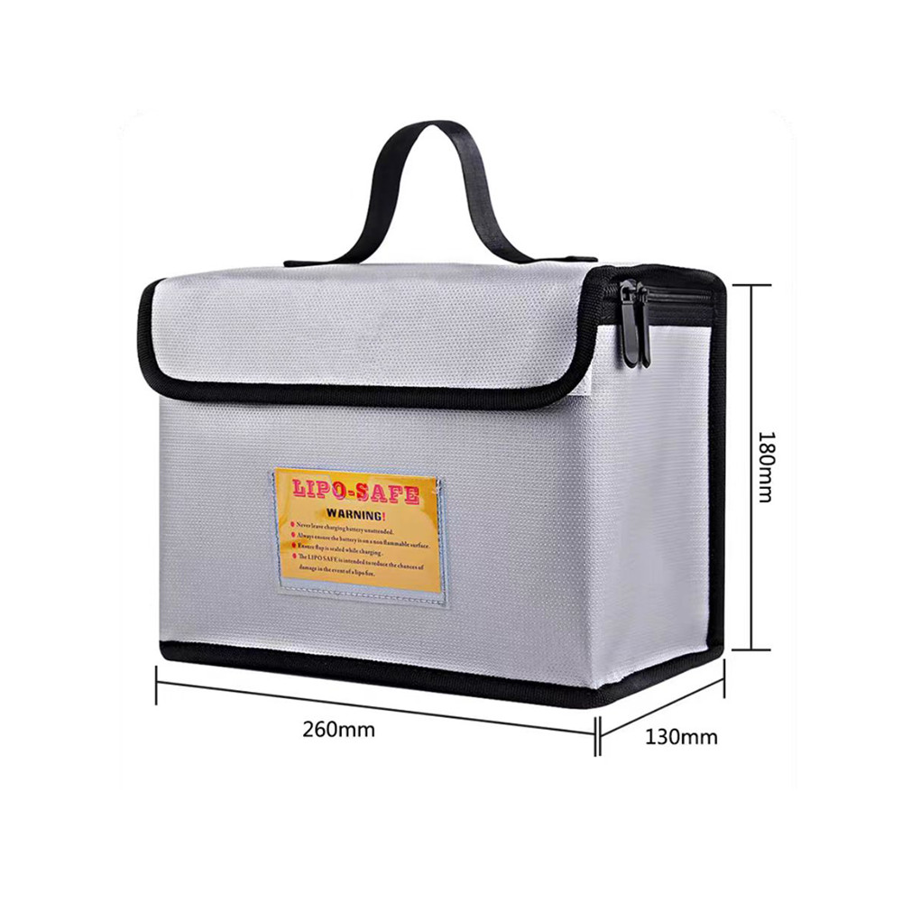 185x75x60mm carré RC LiPo sac de sécurité batterie sécurité ignifuge antidéflagrant garde batterie Protection sac de charge pour jouet RC
