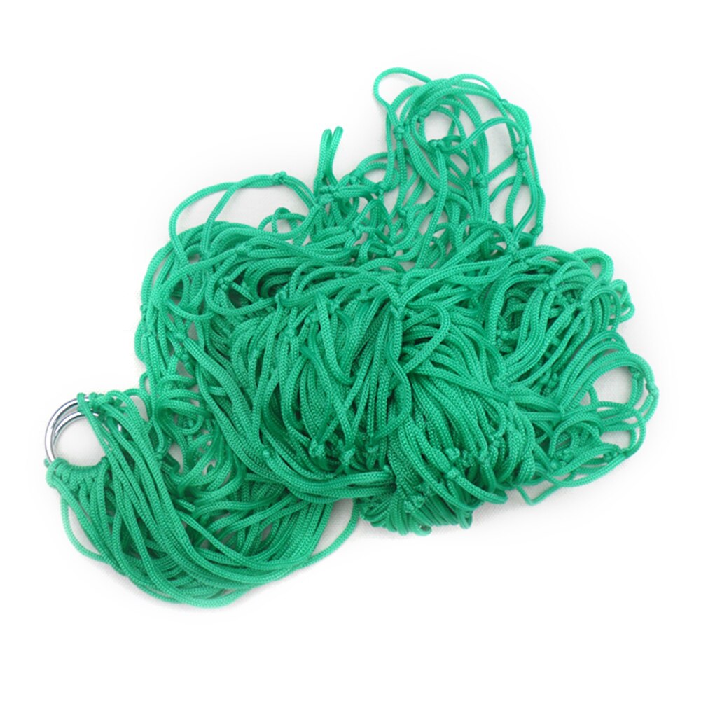 Mesh Sleeping Beds Chairs Outdoor Garden Nylon Swing Beaches Hanging Net Hammock for Household Garden Decorations: Green