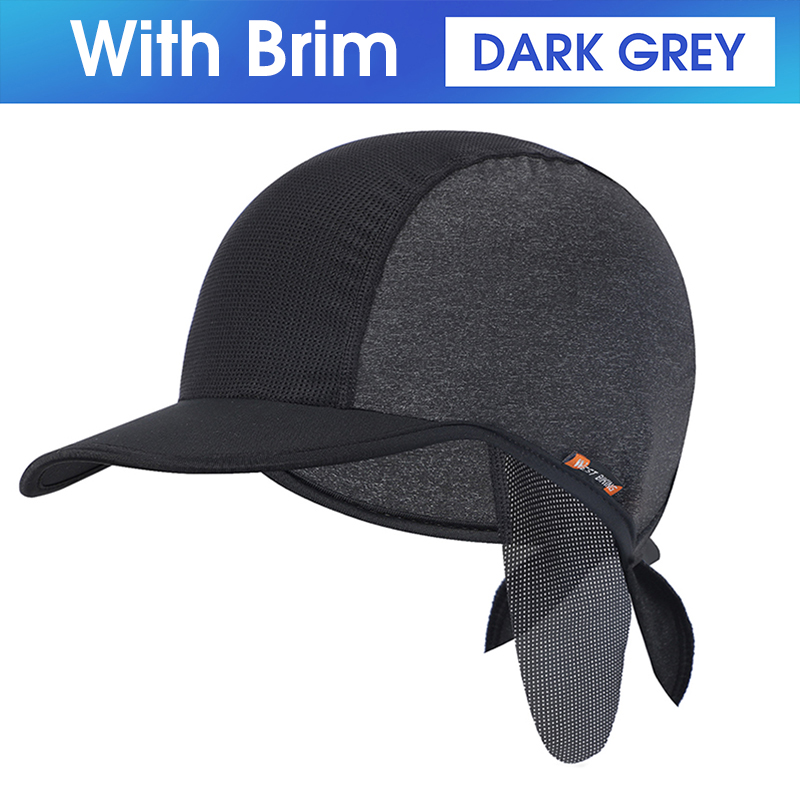 West biking boné de bicicleta verão anti-uv cabeça de pirata cachecol das mulheres dos homens esportes correndo ciclismo respirável bandana bicicleta headwear boné: Brim Grey
