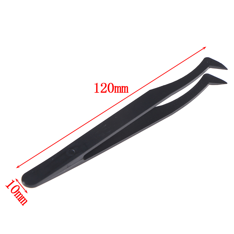 1Pc Bga Precisie Handwerk Tweezer Set Antistatische Pincet Roestvrij Manicure Tool Apparatuur