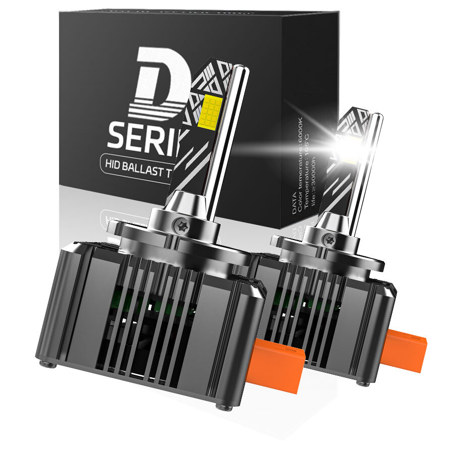 D1s d3s led-forlygter,  d2r d2s d4r d4s d5s d8s turbolygter , 6000k billygter 70w plug&play-konverteringssæt til hid