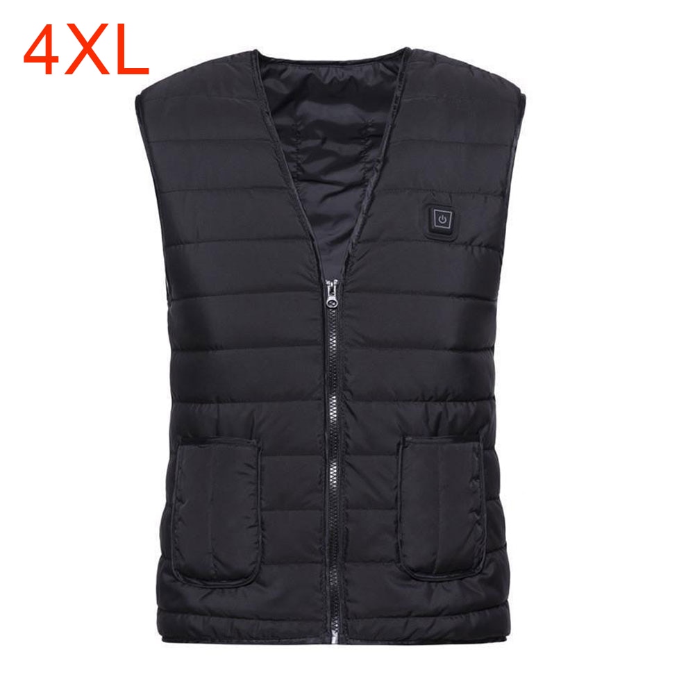 Varm smart varmevest el varme tøj usb varme 3 gear justerbar varm el varme vest