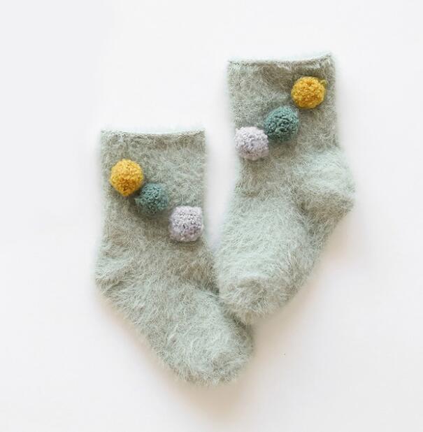 Chaussettes unisexes pour bébés filles | , motif de lapin étoile de mer, en coton doux, et confortable, vêtements d'hiver pour enfants, calcetines: blue babble / 12M