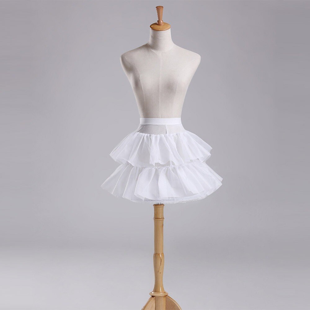 Angel Flower Girls Crinoline Bubble Skirt Bustle Underskirt Cosplay Wedding Petticoat Kids Petticoat