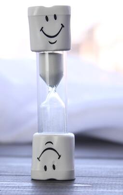 Kinderen Kids Tandenborstel Timer Zandloper Zand Klok Ei Timer 3 Minuten Timer Voor Thee/Cafe: white