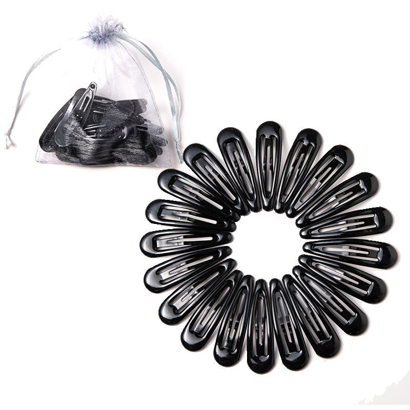 10/20/30/40Pcs Baby Hairclip Haarspelden Leuke Kleurrijke -Vormige Clip Mode Baby Meisje haarspelden Haar Accessoires Haarspelden: 20pcs Black