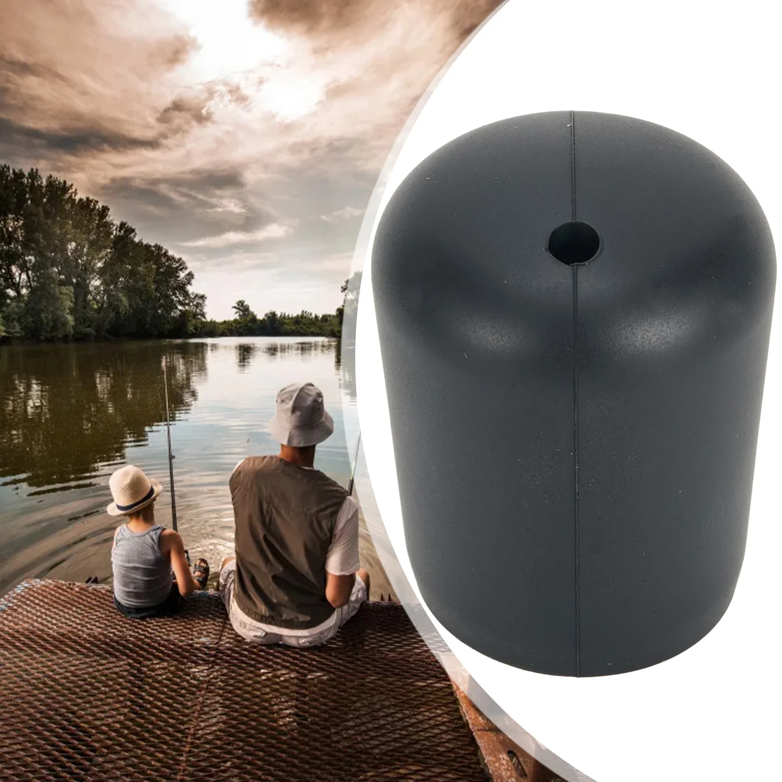 1pc fiskestenger endehetter silikonpluggdeksel fiskestang halepluggbeskytter etui sterk elastisitet fiskeutstyr verktøy s/m/l