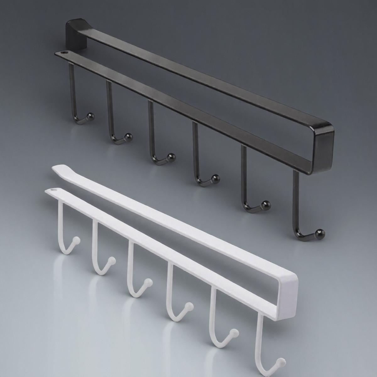 JJYY Kitchen Cabinets Ceiling Storage Hooks with 6 Hooks Table Cabinet Organizer Hanger Organizer Kitchen Hanging Tools