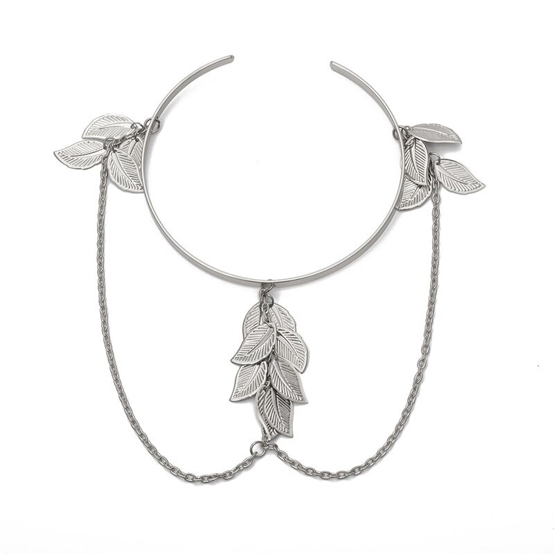 Boho guld åben armring charm blade manchet armbånd & armringe til kvinder smykker vintage kvindelig overarm armbånd