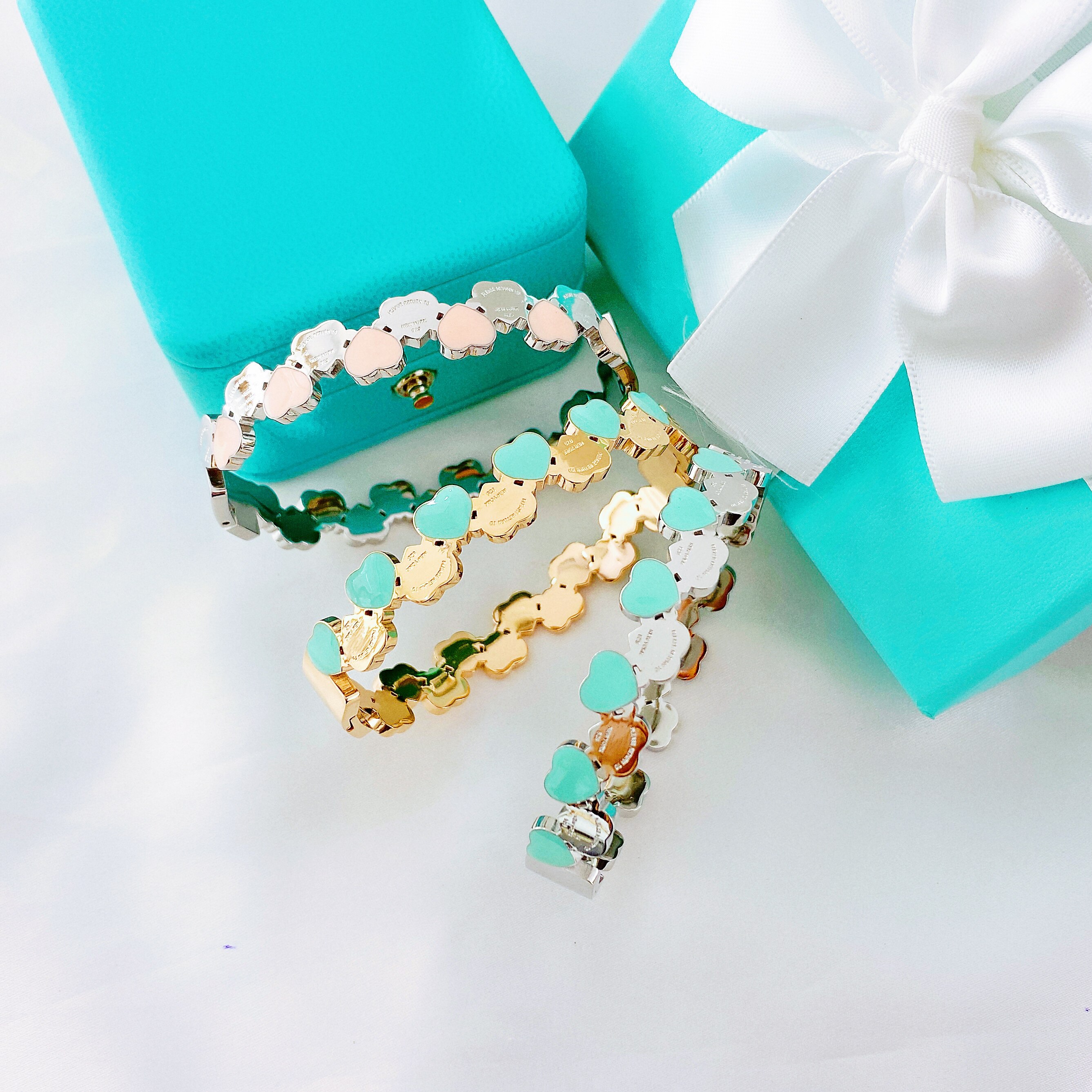 Mode Vrouwen Party Sieraden Minnaar Hart Hanger Roestvrij Stalen Armband Chain Vrouw Armbanden Armbanden