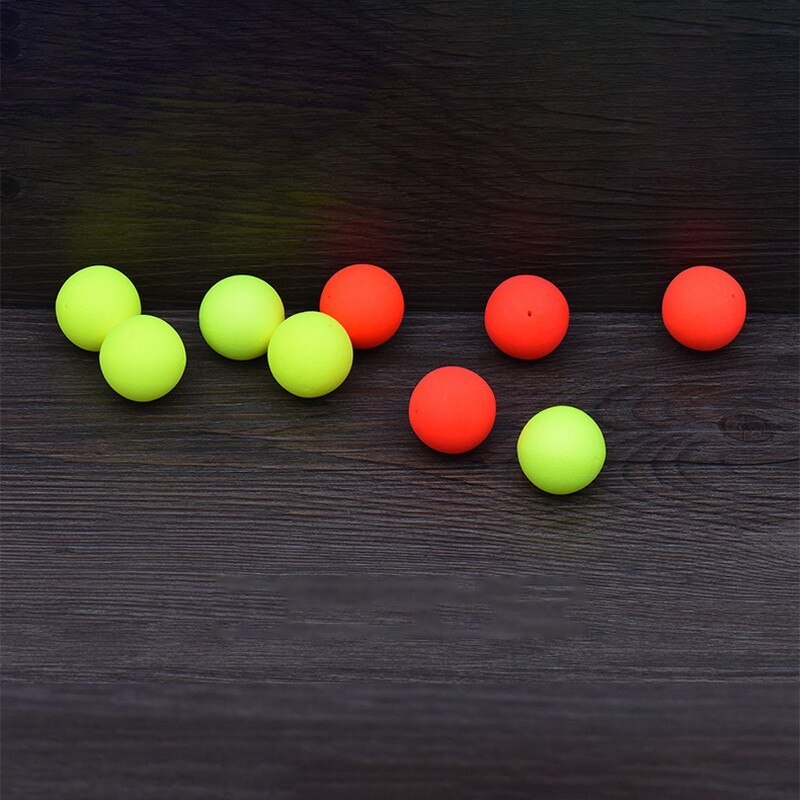 100PCS/lot φ 6.5mm-27mm EPS Foam Fishing Float Hard Balls Buoyancy Ball Float Gear Fish Float Outdoor Fishing Floating Accessory