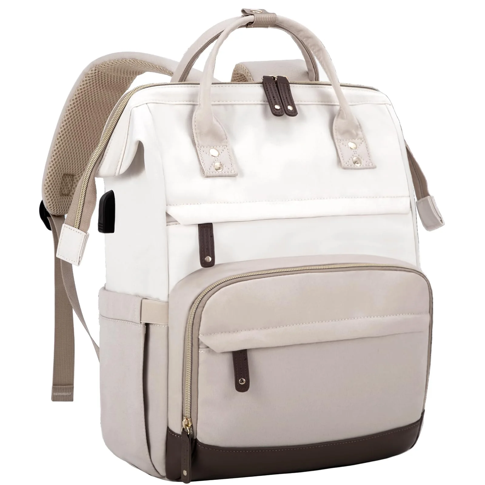 Large Capacity Waterproof Nursing Bag Women's Laptop Business Wallet Casual Backpack For College And Motorcycle Equipment Access