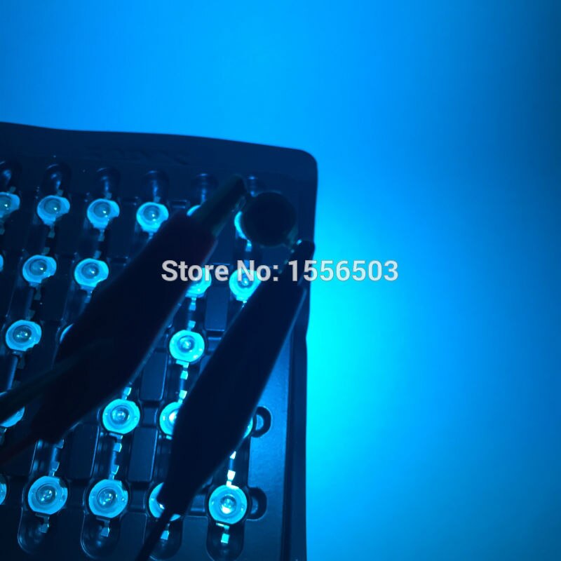 100 stk 1w 3w ledet dioder chip leds kaldhvit naturhvit varmhvit lilla fiolett isblå cyan fullspekter 6000k 10000k