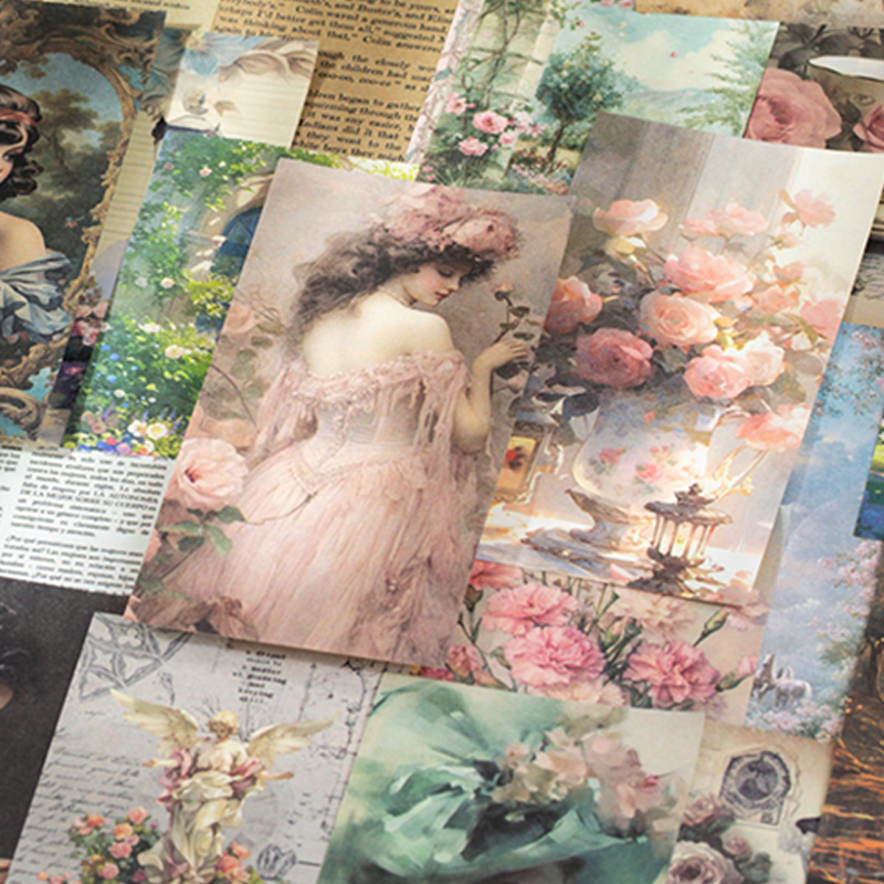 Mr Paper, 100sheets/bag collage art lightweight paper stock paper DIY vintage stock paper notebook korean stationery