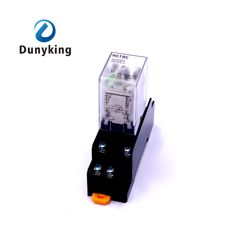 5 stks MY2P HH52P MY2NJ 12 V 24 V DC/110 V 220 V AC spoel algemene doeleinden DPDT micro mini relais met socket base