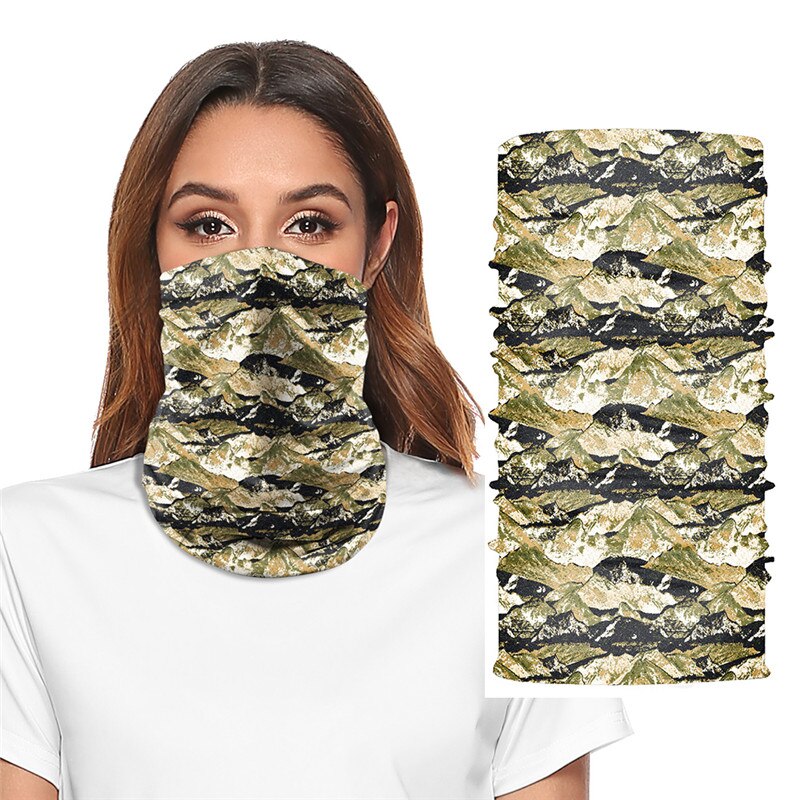 NADANBAO-écharpe Mandala, cagoule à Camouflage, Tube varié, bandeau serre-tête couvre-tête de bicyclette, Snowboard, couverture faciale: Style 65
