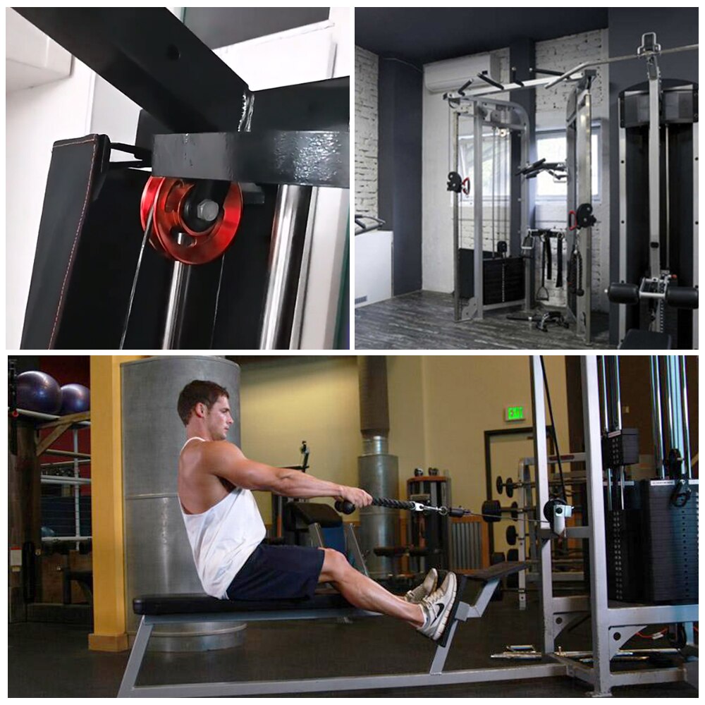 1 Stuk Universele Aluminium Lager Katrol Wiel Gym Fitness Training Sport Lifting Apparatuur Deel
