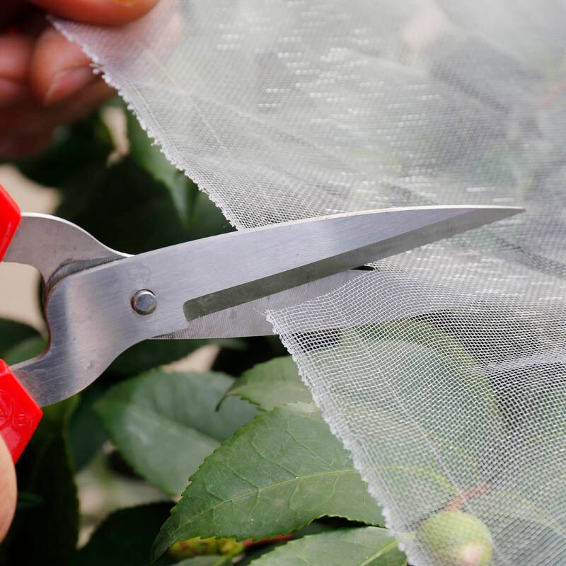 Mosquitera a prueba de insectos de plástico para el cuidado de plantas, barrera para pájaros y insectos