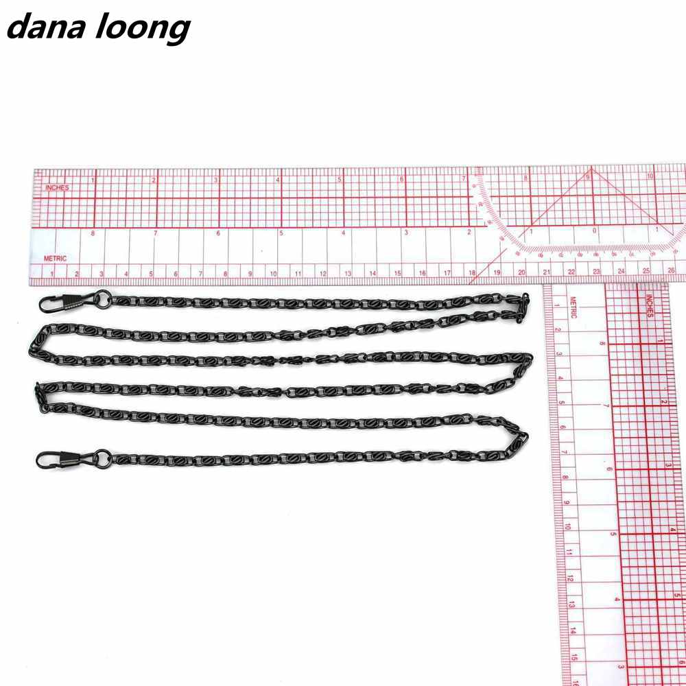1 stück Über Länge 120 CM Breite 0,3 cm Ersatz Metall Verdreht Geldbörse Kette Für Schulter Kreuz Körper Handtaschen Tasche zubehör