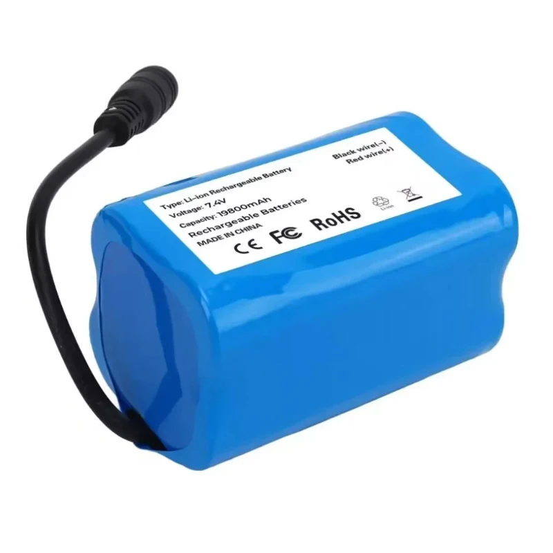 Akumulator 7,4 V 19800 mAh do T188 T888 2011-5 V007 C18 H18 So on Zdalnie sterowany RC Przynęta na ryby Części do łodzi