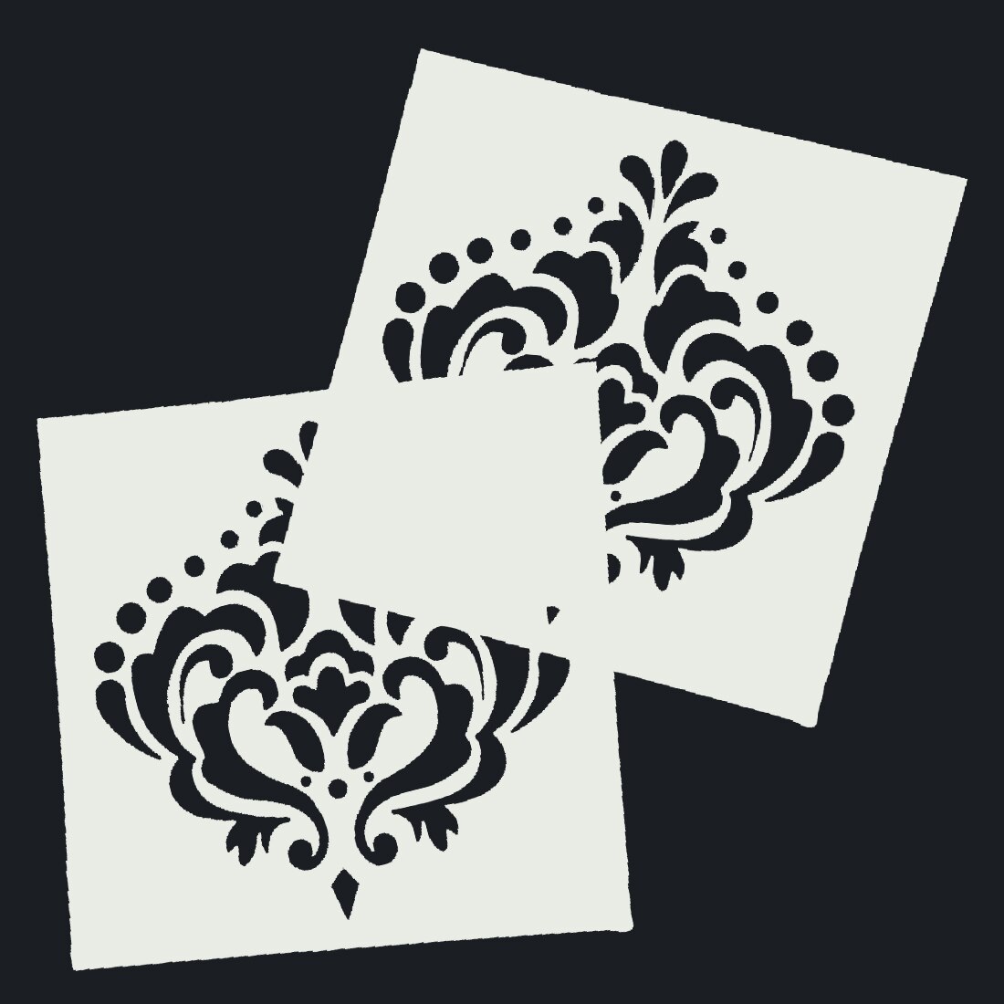Plastic Cake Foam Spray Template Barista Stencils Decoration Tool Garland Mold Cake Printing Flower Model: Style 14