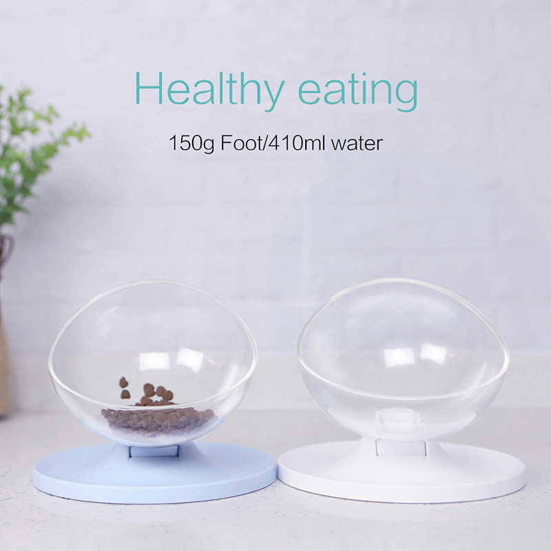 Eierschale Geformt Hund Katzenfutter Schalen Neigung Einstellbar ungiftig Haustier Zubringer Katzen Produkte für Haustiere Liefert Katze Fütterung werkzeuge