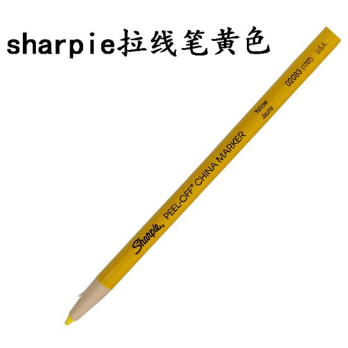 Sharpie – marqueurs de porcelaine pelables, marqueurs en céramique pour verre, effaçables facilement et proprement avec un chiffon humide 2060 2089 2059 2072 12 pièces/lot: yellow