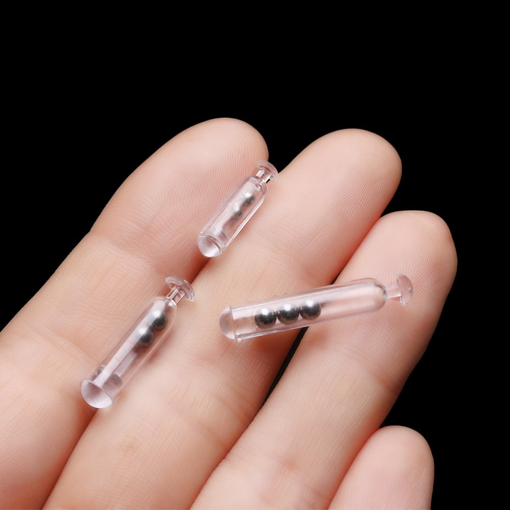 Sonajeros de pesca duraderos, tubo de inserción de sacudida, Señuelos de barra de sonido de amarre, herramientas de bricolaje S M L PE, tubo para atraer peces, 20 Uds.