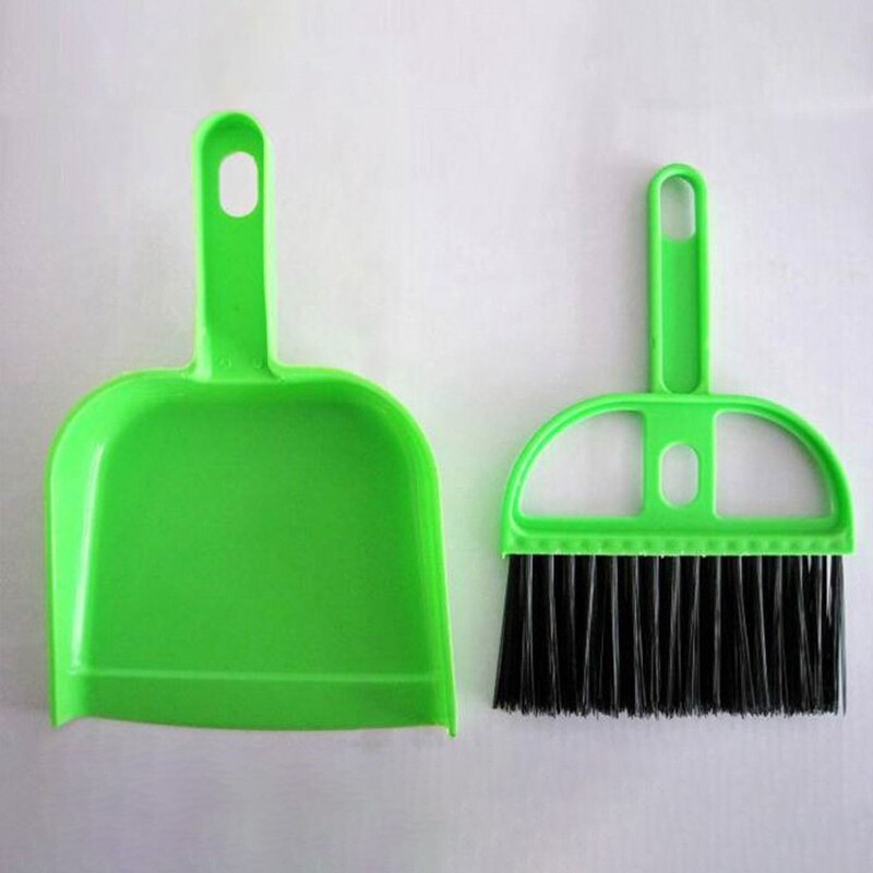 Mini Desktop Sweep Cleaning Brush table Small Broom multi-function can be hanging desk Dustpan Set